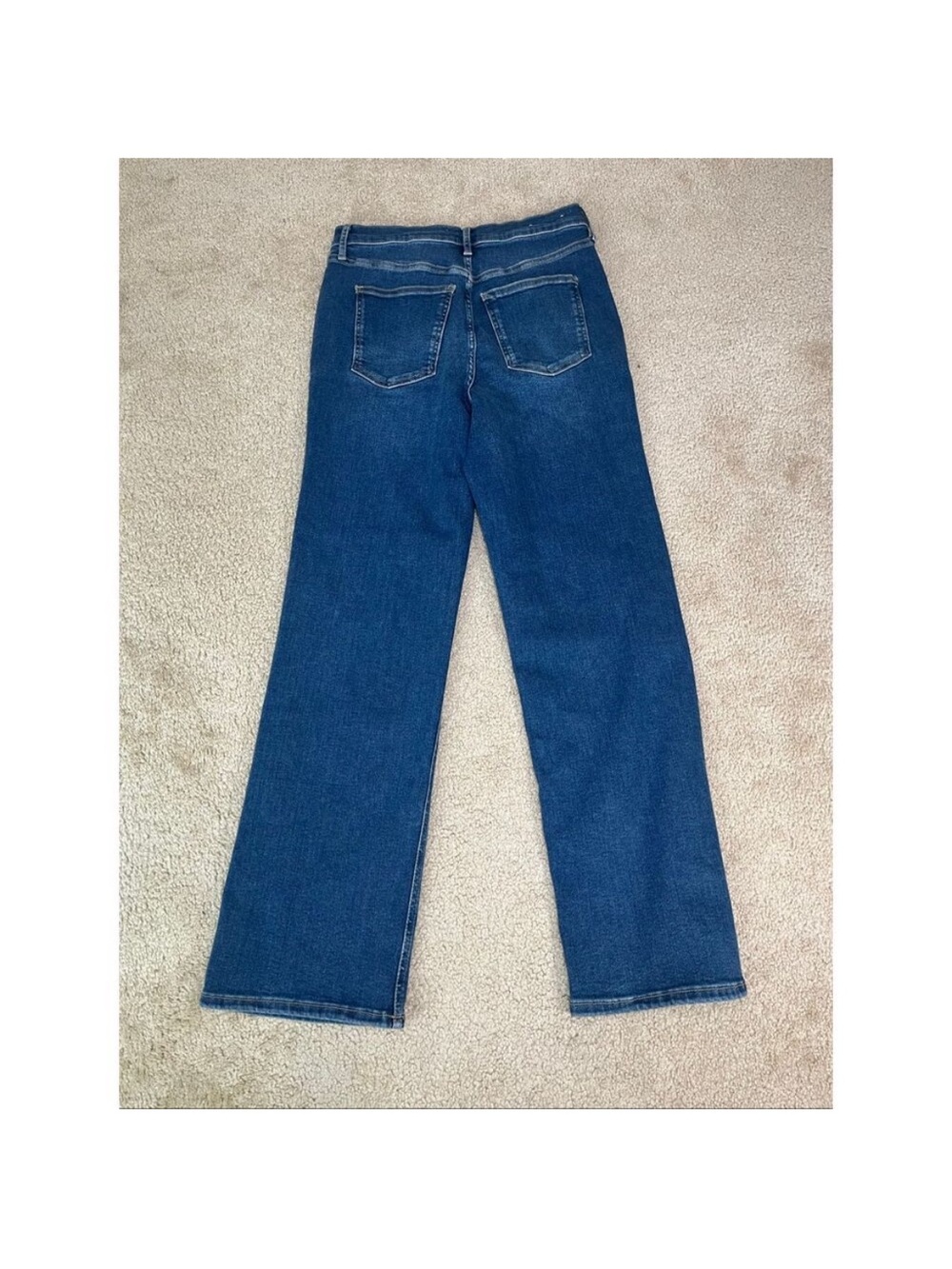 Boden Button Detail Straight Jeans, 30W 32L - Picture 7 of 16